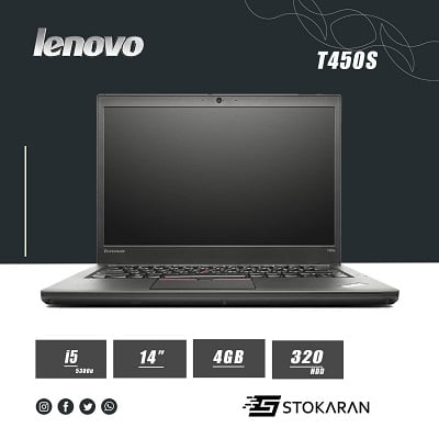لپ تاپ استوک Lenovo ThinkPad T450s پردازنده i5