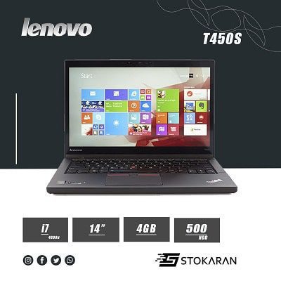 لپ تاپ استوک Lenovo ThinkPad T450s پردازنده i7