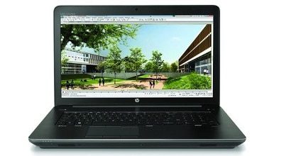 hp zbook 17 g3 front view
