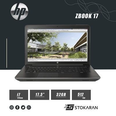 لپ تاپ استوک 17 HP Zbook G3 پردازنده i7