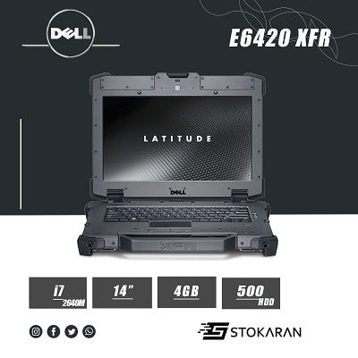 لپ تاپ استوک DELL LATITUDE E6420 XFR پردازنده i7
