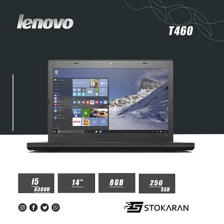 لپ تاپ استوک Lenovo ThinkPad T460 پردازنده i5