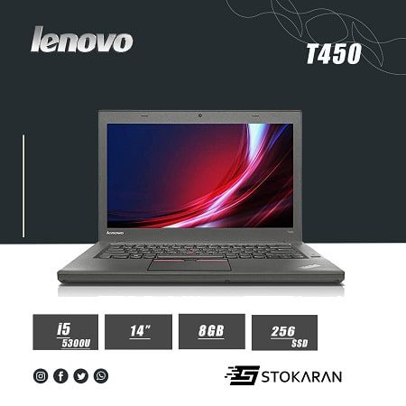 لپ تاپ استوک Lenovo ThinkPad T450