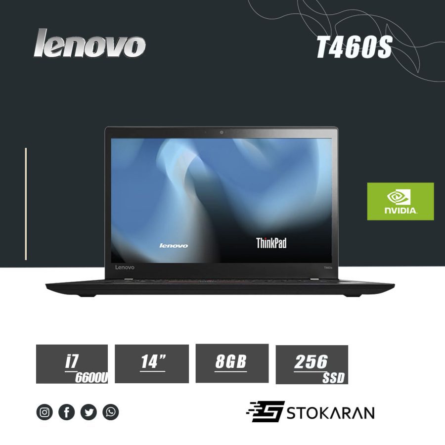 لپ تاپ استوک Lenovo ThinkPad T460s پردازنده i7 گرافیک دار