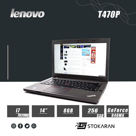 لپ تاپ استوک Lenovo ThinkPad T470P i7 گرافیک دار