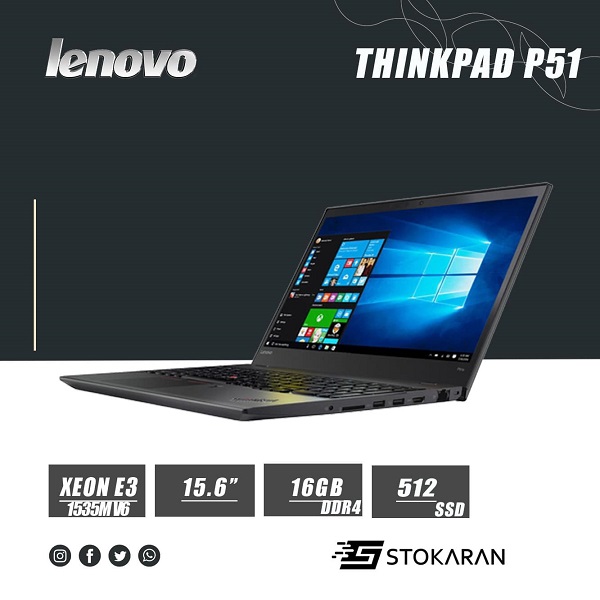 لپ تاپ استوک Lenovo ThinkPad P51 Xeon