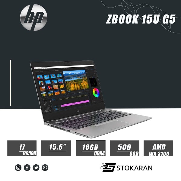 لپ تاپ استوک HP ZBook 15U G5